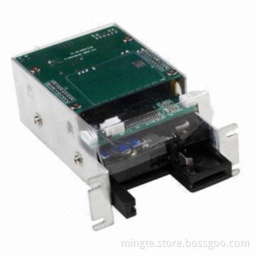 Industrial Customized Manual Insert Smart Card Reader, Can Reading/Writing IC, RF, Magnetic Cards